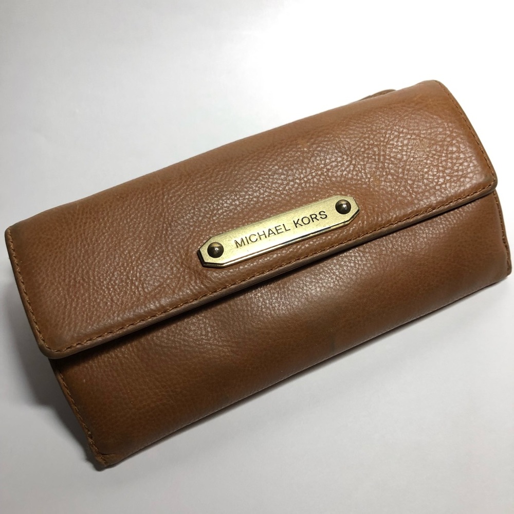 Michael Kors Brown Leather Wallet